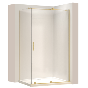 Rea cabina de ducha montana gold brush 130x80, 130x80x200,5 cm