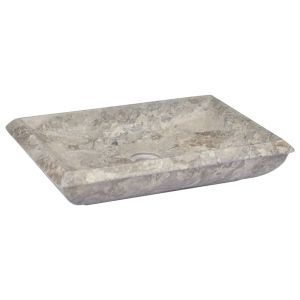 Lavabo gris mármol 50x35x10 cm es5441