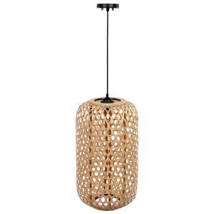 Lámpara de techo de bambú d31x55h cm