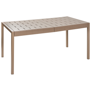 Mesa de jardín bartica 154 cm 84 cm marrón