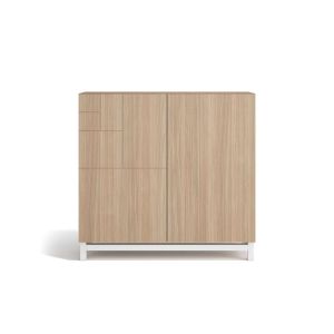 Zapatero 2 puertas con estantes ajustables y diseño moderno