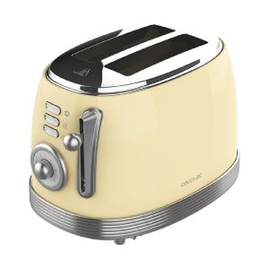Cecotec tostador vertical vintage 800 light yellow
