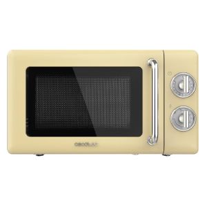 Cecotec proclean 3110 retro microondas con grill 20l 700w amarillo