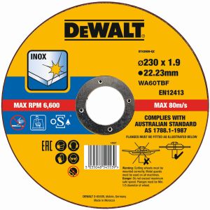 Dewalt dt43909-qz - disco de corte plano inox con grano profesional de