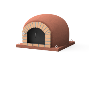 Horno de leña exterior de obra modelo stromboli burdeos - 100x100x77cm