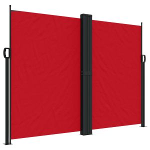 vidaXL toldo lateral retráctil rojo 180x600 cm
