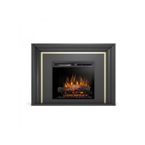 Lanini - chimenea eléctrica LED independiente - negra 23'