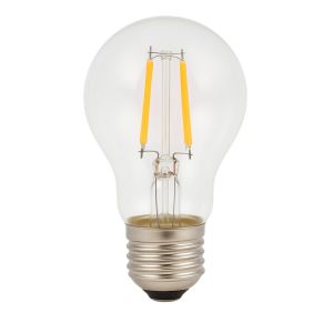 Bombilla LED a60 E27 filamento 4w 550lm. Luz cálida 2700k
