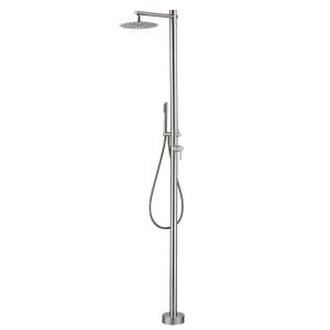 Ducha de piscina kansas en acero inox | poolimex
