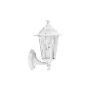 Auriga outdoor wall light 1xe27 aluminium / crystal white