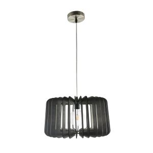 Fab 156494002 | coLGante ebano 1xE27 madera cafe regx40x40 cm