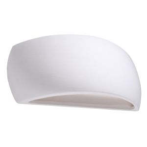 Lámpara de pared pantius 1 blanco cerámica 32x14x9cm
