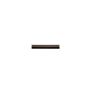 Burlete puerta PVC marron con goma 1 metro