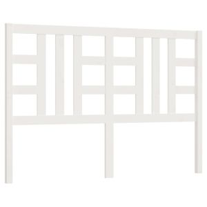 vidaXL cabecero de cama madera maciza de pino blanco 156x4x100 cm