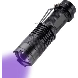Linterna UV LED bolsillo detectar orina perros gatos