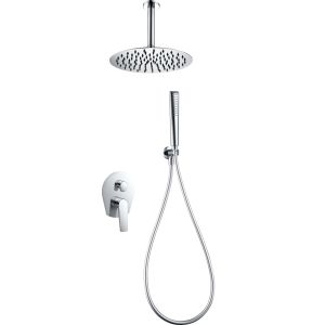 Imex - columna ducha empotrada con grifo cromado serie paros