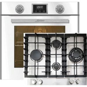 Kaiser four set eh 6326 w+kg 6364, horno eléctrico, autónomo, 79l, autolimp