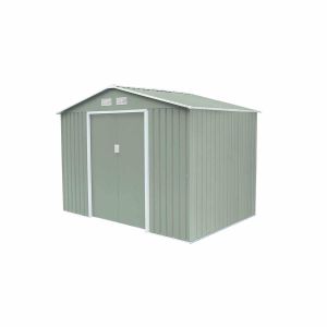 Caseta metálica jardín gardiun leeds 5,30 m² exterior 277x191x202 cm acero