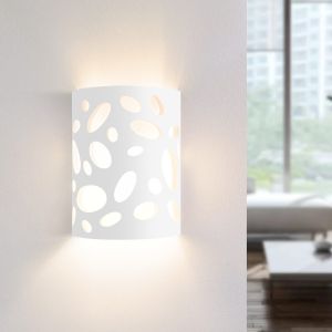 Nettlife aplique pared e14 blanco 22.8x17.7