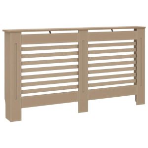 vidaXL cubierta para radiador mdf 152x19x81,5 cm