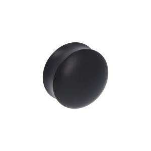 Pomo para muebles en zamac 50 mm de diam negro