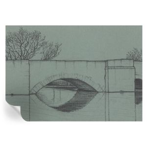 Papel pintado autoadhesivo puente de arco 208x146 tulup