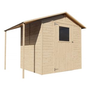 Caseta de jardín de madera de 4,6 m2 con tronco "jura" - 15 mm