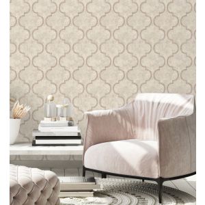 Papel pintado gaulan  lavable geométrico en relieve estilo 10.6m²