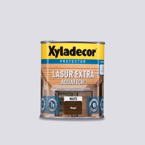 Xyladecor lasur extra mate aquatech para madera nogal 750 ml