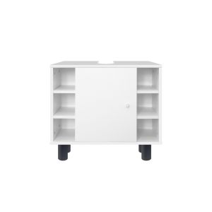 Armario base de lavabo 60x54x32 cm blanco