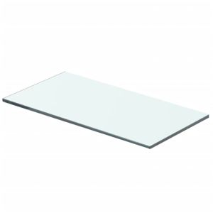 Panel de estante vidrio claro 40x15 cm