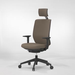 Actiu trim silla  ergonomica chocolate dream - con cabezal