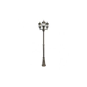 Caelum street light 3xe27 aluminium / crystal black