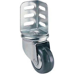 Rueda giratoria angulox con angular 69 x ø 50 mm - para 50 kg
