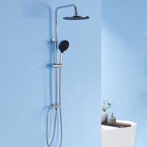 Columna de ducha - derw max - acero inoxidable - ajustable 74-112 cm - duch