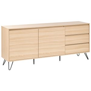 Aparador de 2 puertas cardigan marrón claro