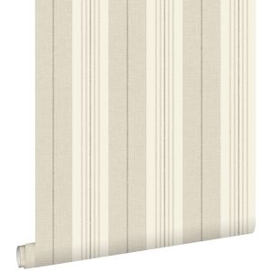 Estahome papel pintado rayas marrón 53 cm x 10.05 m