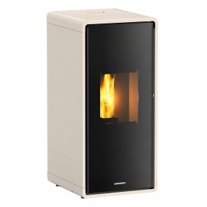 Estufa de pellets canalizable olla au de 11 kw tórtola