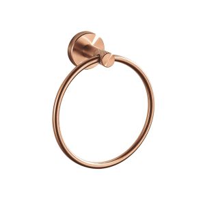 Rea percha de baño ring 6610 modern brush copper, 6,5x15,5x18 cm