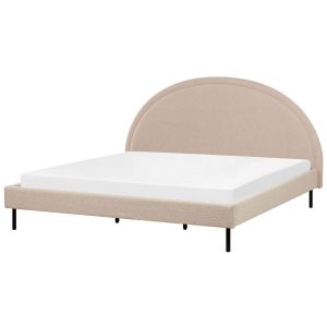 Cama bouclé margut 180 x 200 cm beige
