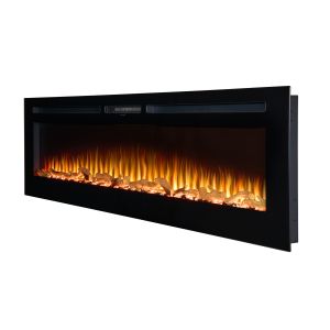 Chimenea eléctrica empotrada / de pared adam orlando, 72 puLGadas