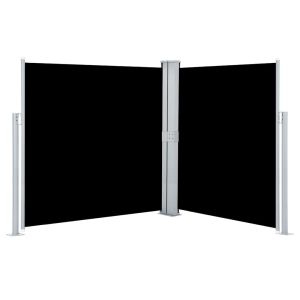 vidaXL toldo lateral retráctil negro 140x600 cm
