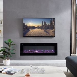 Chimenea eléctrica BALDERIA Leif 50 - 3 en 1 - negro