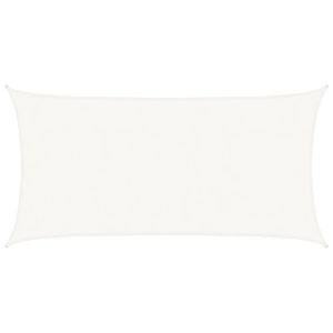 vidaXL toldo de vela blanco hdpe 160 g/m² 4x7 m