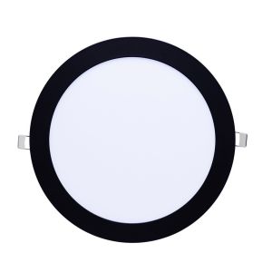 Downlight empotrar 18w 6500k negro 1620lm 2x21,8x21,8cm corte 20,5cm tanzan