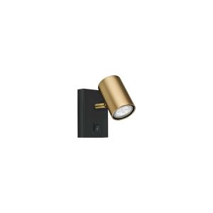 Aplique de pared paros luz orientable con interruptor integrado