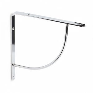 Escuadra de balda rei 1460 | 20x240x240 mm | cromo brillo | 6 uds. | acero