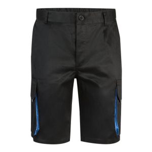 Velilla bermuda bicolor 38 negro/celeste