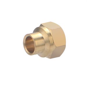 Conector de latón para soldar ø10 - hembra roscada 3/8