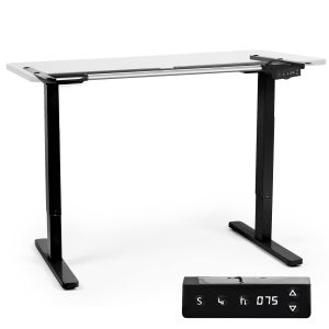 Duronic tm12 bk: escritorio eléctr. Ajustable 71-116cm, memoria - negro